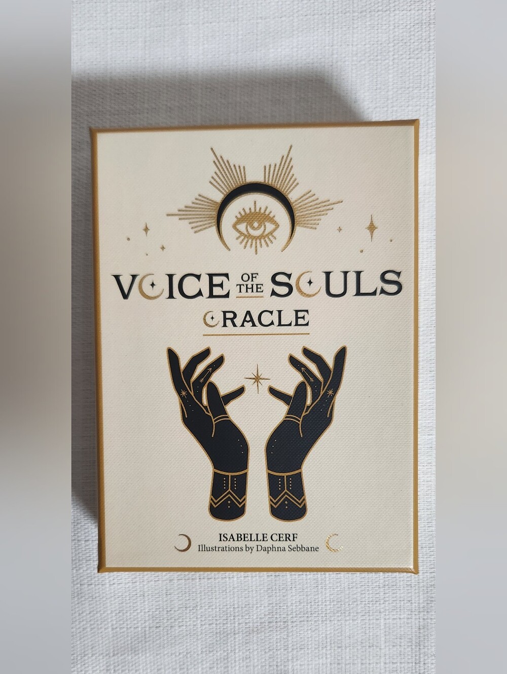 Barnes & Noble Voice of the Souls Oracle Deck - Gold & Black